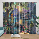 Load image into Gallery viewer, The Princess and the Frog Curtains Blackout Window Drapes Room Decoration