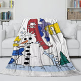 Charger l'image dans la visionneuse de la galerie, The Simpsons Blanket Flannel Fleece Kids Room Decoration