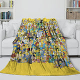 Charger l'image dans la visionneuse de la galerie, The Simpsons Blanket Flannel Fleece Kids Room Decoration