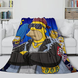 Charger l'image dans la visionneuse de la galerie, The Simpsons Blanket Flannel Fleece Kids Room Decoration