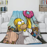 Charger l'image dans la visionneuse de la galerie, The Simpsons Blanket Flannel Fleece Kids Room Decoration