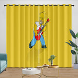 Load image into Gallery viewer, The Simpsons Curtains Blackout Window Drapes Kids Room Decoration