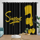 Load image into Gallery viewer, The Simpsons Curtains Blackout Window Drapes Kids Room Decoration