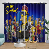 Charger l'image dans la visionneuse de la galerie, The Simpsons Curtains Blackout Window Pattern Drapes Room Decoration