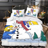 Charger l'image dans la visionneuse de la galerie, The Simpsons Pattern Duvet Cover Kids Bedding Set Without Filler