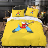 Charger l'image dans la visionneuse de la galerie, The Simpsons Pattern Duvet Cover Kids Bedding Set Without Filler