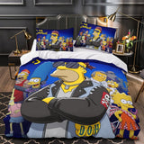 Charger l'image dans la visionneuse de la galerie, The Simpsons Pattern Duvet Cover Kids Bedding Set Without Filler