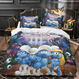 Load image into Gallery viewer, The Smurfs Bedding Set Quilt Duvet Cover Without Filler