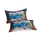 Load image into Gallery viewer, The Smurfs Bedding Set Quilt Duvet Cover Without Filler