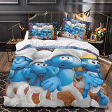 Load image into Gallery viewer, The Smurfs Bedding Set Quilt Duvet Cover Without Filler