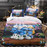 Load image into Gallery viewer, The Smurfs Bedding Set Quilt Duvet Cover Without Filler