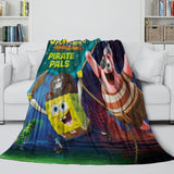 Load image into Gallery viewer, The SpongeBob Movie Search for SquarePants Blanket Flannel Throw Room Decoration