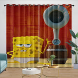 Charger l'image dans la visionneuse de la galerie, The SpongeBob Movie Search for SquarePants Curtains Blackout Window Drapes