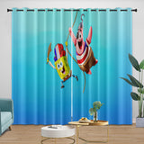 Charger l'image dans la visionneuse de la galerie, The SpongeBob Movie Search for SquarePants Curtains Blackout Window Drapes