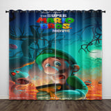 Load image into Gallery viewer, The Super Mario Bros Movie Curtains Blackout Window Drapes Decoration