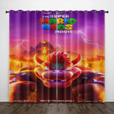 Load image into Gallery viewer, The Super Mario Bros Movie Pattern Curtains Blackout Window