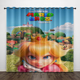 Load image into Gallery viewer, The Super Mario Bros Movie Pattern Curtains Blackout Window