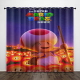 Load image into Gallery viewer, The Super Mario Bros Movie Pattern Curtains Blackout Window