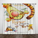 Load image into Gallery viewer, The Tigger Movie Curtains Pattern Blackout Window Drapes