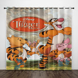 Load image into Gallery viewer, The Tigger Movie Curtains Pattern Blackout Window Drapes