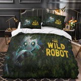 Charger l&#39;image dans la visionneuse de la galerie, The Wild Robot Bedding Set Pattern Quilt Cover Without Filler