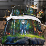 Charger l&#39;image dans la visionneuse de la galerie, The Wild Robot Bedding Set Pattern Quilt Cover Without Filler