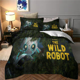 Charger l&#39;image dans la visionneuse de la galerie, The Wild Robot Bedding Set Pattern Quilt Cover Without Filler