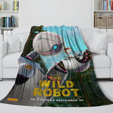 Load image into Gallery viewer, The Wild Robot Blanket Flannel Fleece Throw Room Decoration