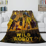 Load image into Gallery viewer, The Wild Robot Blanket Flannel Fleece Throw Room Decoration