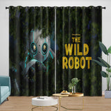 Load image into Gallery viewer, The Wild Robot Curtains Blackout Window Drapes Room Decoration