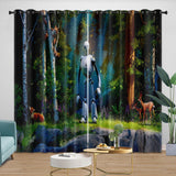 Load image into Gallery viewer, The Wild Robot Curtains Blackout Window Drapes Room Decoration