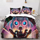 Charger l&#39;image dans la visionneuse de la galerie, The Wild Robot Roz Brightbill Bedding Set Pattern Kids Quilt Cover Without Filler