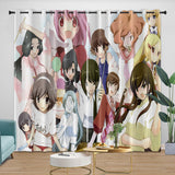 Load image into Gallery viewer, The World God Only Knows Curtains Blackout Window Drapes Room Decoration