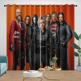 Charger l&#39;image dans la visionneuse de la galerie, Thunderbolts Pattern Curtains Blackout Window Drapes Room Decoration