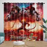 Charger l&#39;image dans la visionneuse de la galerie, Thunderbolts Pattern Curtains Blackout Window Drapes Room Decoration