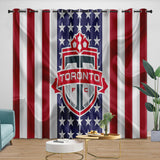 Load image into Gallery viewer, Toronto FC Curtains Blackout Window Drapes Room Decoration