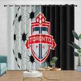 Load image into Gallery viewer, Toronto FC Curtains Blackout Window Drapes Room Decoration