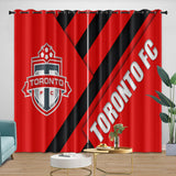 Load image into Gallery viewer, Toronto FC Curtains Blackout Window Drapes Room Decoration