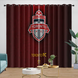 Load image into Gallery viewer, Toronto FC Curtains Blackout Window Drapes Room Decoration