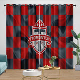 Load image into Gallery viewer, Toronto FC Curtains Blackout Window Drapes Room Decoration