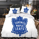 Load image into Gallery viewer, Toronto Maple Leafs Bedding Set Quilt Duvet Cover Without Filler