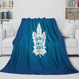 Charger l&#39;image dans la visionneuse de la galerie, Toronto Maple Leafs Blanket Flannel Throw Kids Room Decoration