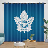 Charger l&#39;image dans la visionneuse de la galerie, Toronto Maple Leafs Curtains Blackout Window Drapes Room Decoration