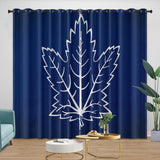 Charger l&#39;image dans la visionneuse de la galerie, Toronto Maple Leafs Curtains Blackout Window Drapes Room Decoration