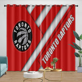 Load image into Gallery viewer, Toronto Raptors Curtains Blackout Window Drapes Room Decoration