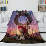 Charger l'image dans la visionneuse de la galerie, Toy Blanket Story 5 Flannel Fleece Throw Kids Room Decoration