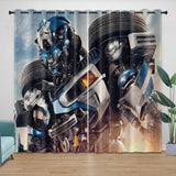 Load image into Gallery viewer, Transformers Rise of the Beasts Curtains Pattern Blackout Window Drapes