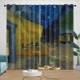 Charger l'image dans la visionneuse de la galerie, Van Gogh Painting Curtains Blackout Window Drapes Kids Room Decoration
