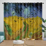 Charger l'image dans la visionneuse de la galerie, Van Gogh Painting Curtains Blackout Window Drapes Kids Room Decoration