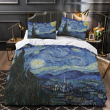 Charger l'image dans la visionneuse de la galerie, Van Gogh Painting Duvet Cover Pattern Bedding Set Without Filler